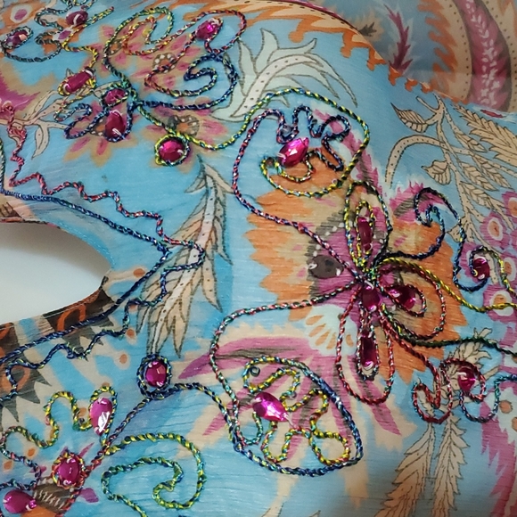 Sheer beach cover up - Picture 2 of 7